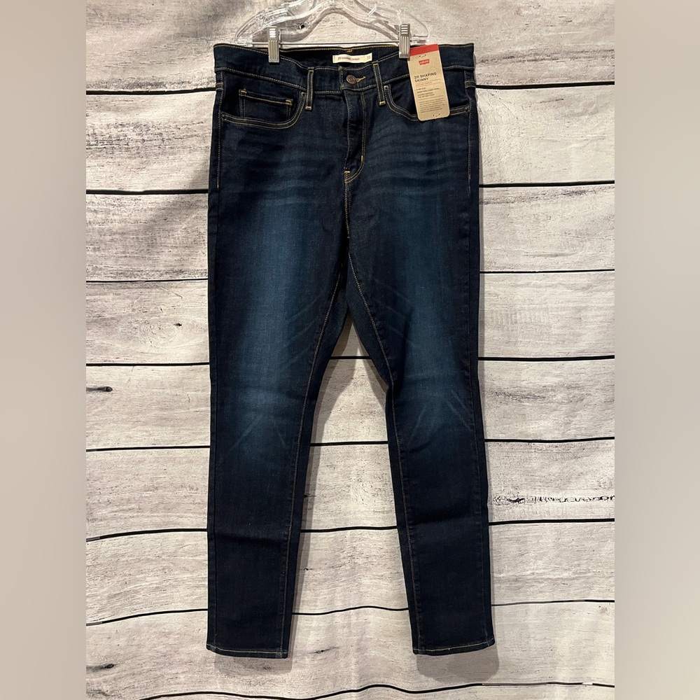 Womens Levi's 311 Shaping Skinny New Dark Wash Skinny Jeans Size 12 31x30